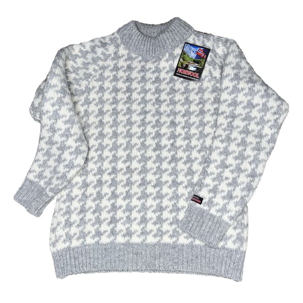 pad fangst Modsige Norwool uld sweater grå/hvid - Strik & Fleece - Outdoor Fyn