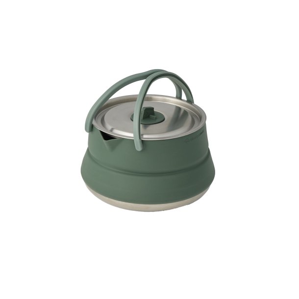 Sea to Summit Detour Stainless Steel Collapsible Kettle - 1.6L Laurel Wreath Green