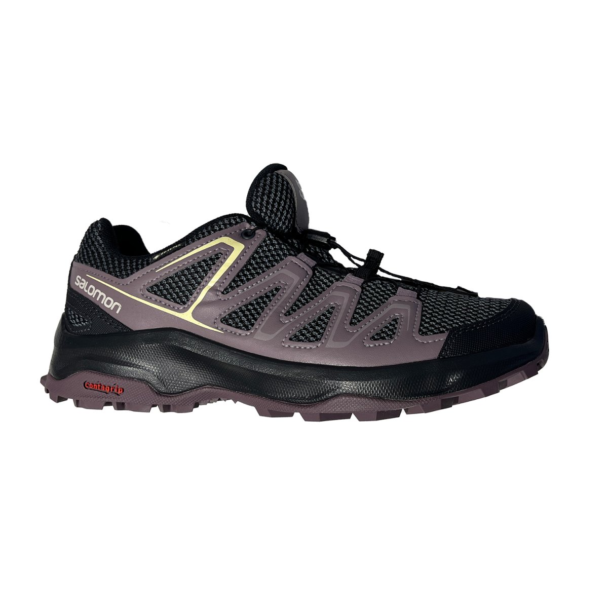 SALOMON Custer GTX Fv. Ebony/moonscape Dame Outdoor Fyn